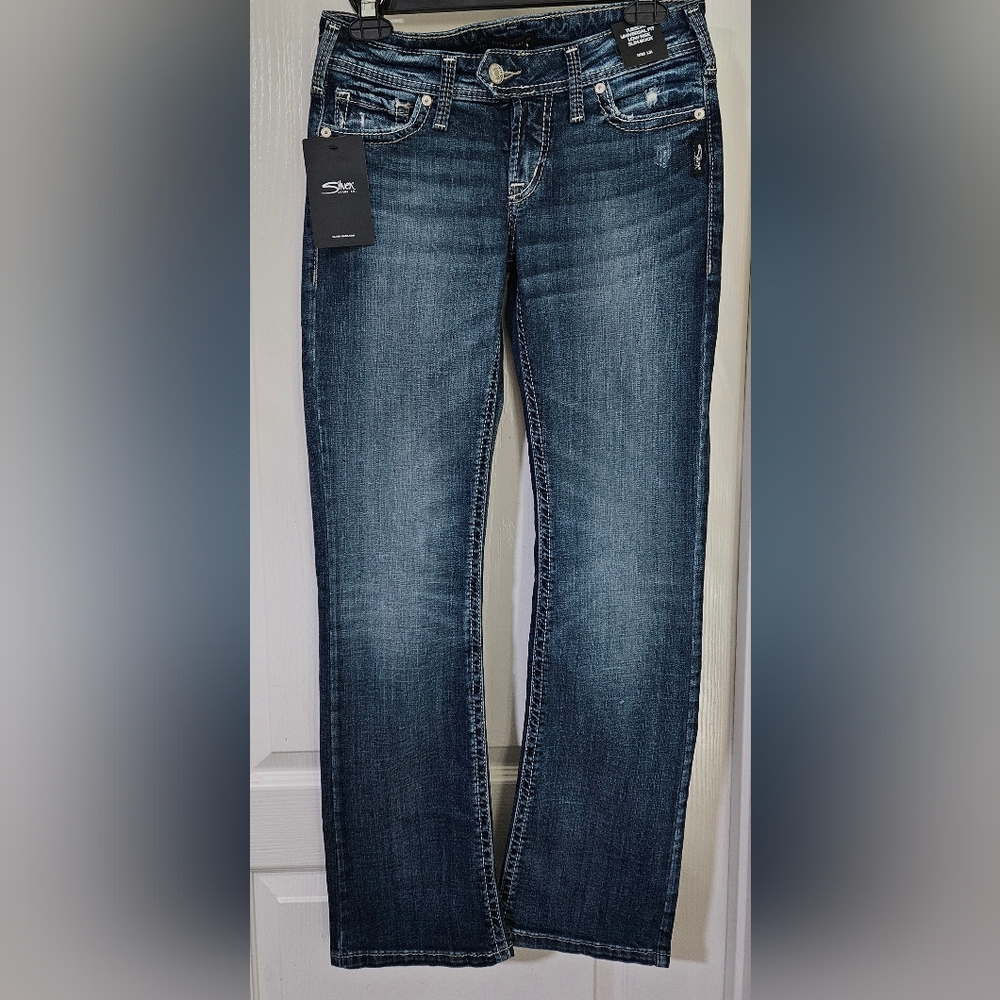 Silver Jeans Tuesday Universal Fit Low Rise Slim Boot